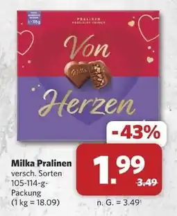 Combi Milka Pralinen Angebot