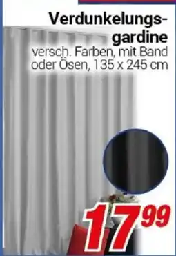 CENTERSHOP Verdunkelungsgardine Angebot
