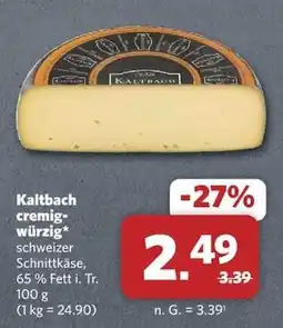 Combi Kaltbach cremig-würzig* schweizer Schnittkäse Angebot