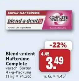 Combi Blend-a-dent Haftcreme Complete Angebot