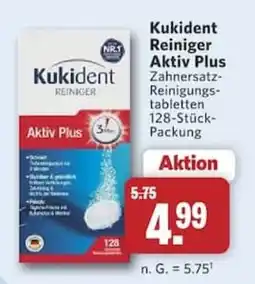 Combi Kukident Reiniger Aktiv Plus Angebot