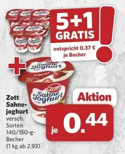 Combi Zott Sahne-joghurt Angebot
