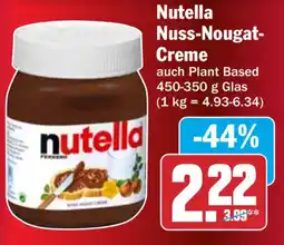 HIT Nutella Nuss-Nougat-Creme Angebot