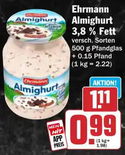HIT Ehrmann Almighurt Angebot