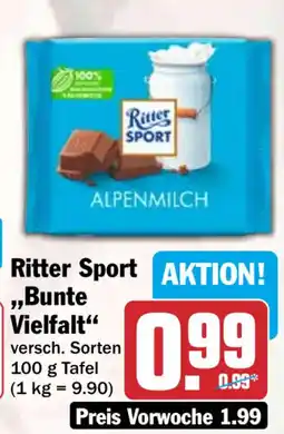 HIT Ritter Sport Alpenmilch Angebot