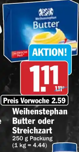 HIT Weihenstephan Butter oder Streichart Angebot