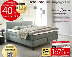 Zurbrüggen Beldomo Boxspringbett MIAMI - BRONZE Angebot