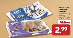 Combi Milka oder Oreo Mini Donuts Angebot