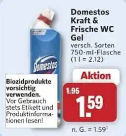 Combi Domestos Kraft & Frische WC Gel Angebot