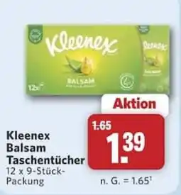 Combi Kleenex Balsam Taschentücher Angebot