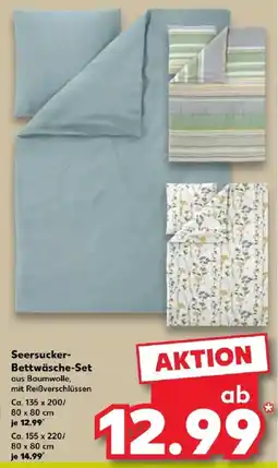 Kaufland Seersucker-Bettwäsche-Set Angebot