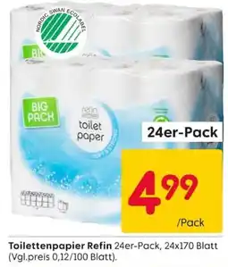 Rusta Toilettenpapier Refin Angebot