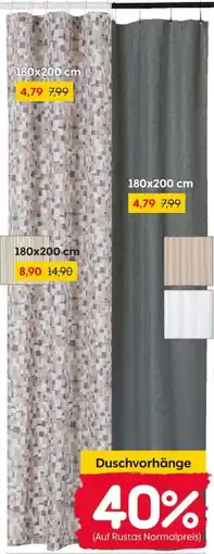 Rusta Duschvorhänge Angebot
