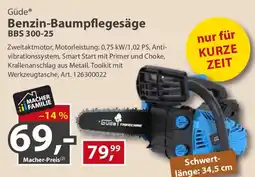 Sonderpreis Baumarkt Güde Benzin-Baumpflegesäge BBS 300-25 Angebot