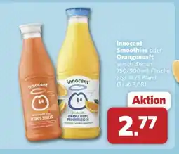 Combi Innocent Smoothies oder Orangensaft Angebot