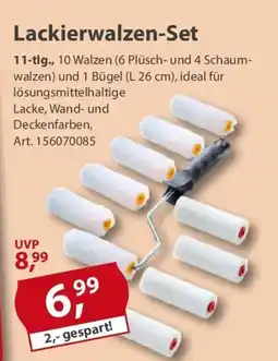 Sonderpreis Baumarkt Lackierwalzen-Set Angebot