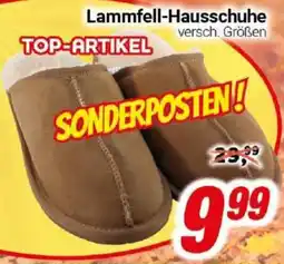 CENTERSHOP Lammfell-Hausschuhe Angebot