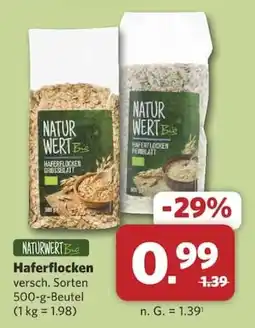 Combi NATURWERT Bio Haferflocken Angebot
