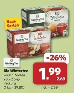 Combi Bünling Tee Bio Wintertee Angebot
