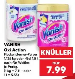 Kaufland Vanish Oxi Action Fleckentferner-Pulver Angebot