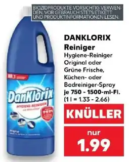 Kaufland Danklorix Reiniger Angebot