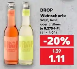 Kaufland DROP Weinschorle Angebot