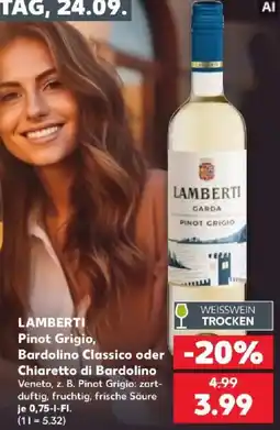 Kaufland LAMBERTI Pinot Grigio Angebot