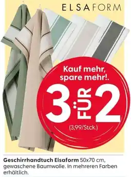 Rusta Geschirrhandtuch Elsaform Angebot