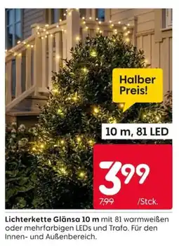 Rusta Lichterkette Glänsa 10 m Angebot