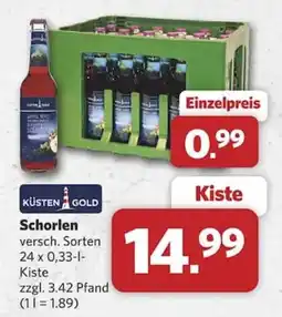 Combi KÜSTEN GOLD Schorlen Angebot