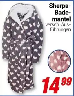 CENTERSHOP Sherpa-Bademantel Angebot