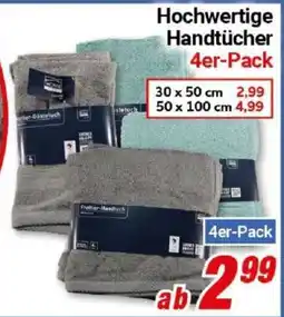 CENTERSHOP Hochwertige Handtücher Angebot