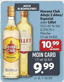 Combi Havana Club oder Lillet Angebot