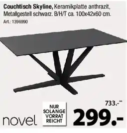 Zurbrüggen Novel Couchtisch Skyline Angebot