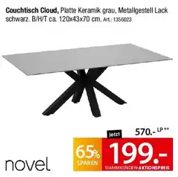 Zurbrüggen Novel Couchtisch Cloud Angebot