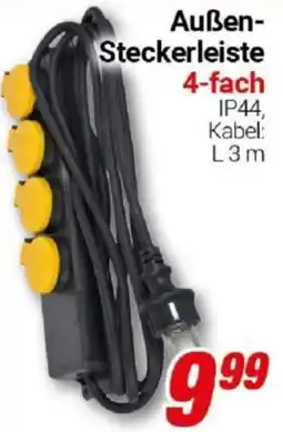 CENTERSHOP Außen-Steckerleiste 4-fach Angebot