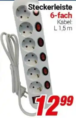 CENTERSHOP Steckerleiste 6-fach Angebot