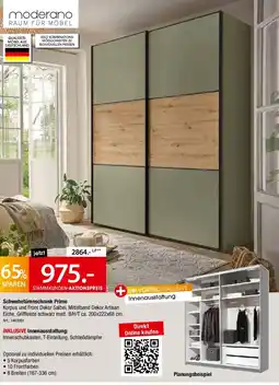 Zurbrüggen Moderano Schwebetürenschrank Primo Angebot