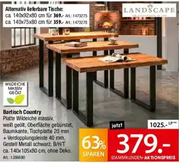 Zurbrüggen LANDSCAPE Bartisch Country Angebot