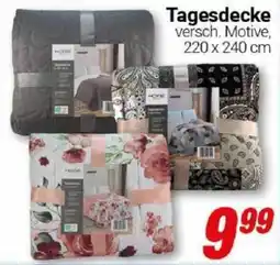 CENTERSHOP Tagesdecke versch. Motive Angebot