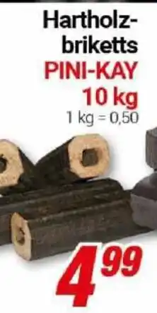 CENTERSHOP Hartholzbriketts PINI-KAY Angebot