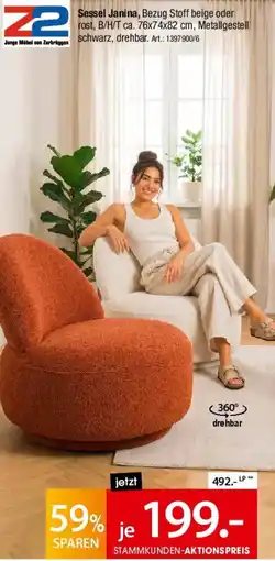 Zurbrüggen Z2 Sessel Janina Angebot