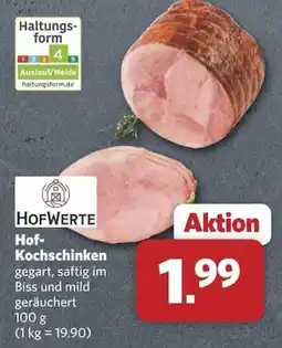 Combi HOFWERTE Hof-Kochschinken Angebot