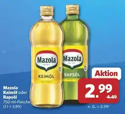 Combi Mazola Keimöl oder Rapsöl Angebot