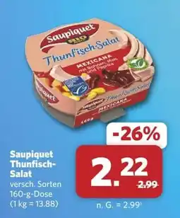 Combi Saupiquet Thunfisch-Salat Angebot