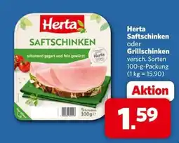 Combi Herta Saftschinken oder Grillschinken Angebot