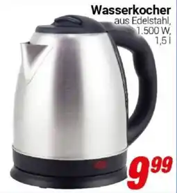 CENTERSHOP Wasserkocher aus Edelstahl Angebot