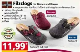 Norma Filz clogs für Damen und Herren Angebot