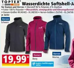 Norma TOPTEX® Wasserdichte Softshell-Jacke Angebot