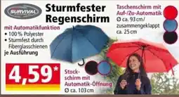 Norma SURVIVAL Sturmfester Regenschirm Angebot